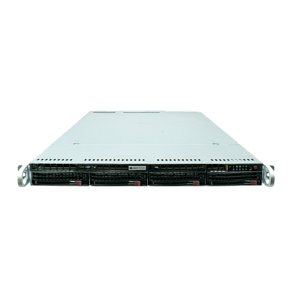 Сервер Supermicro SYS-6018U CSE-819U noCPU X10DRU-i+ 24хDDR4 softRaid IPMI 2х750W PSU AOC-UR-i4XT 4х10Gb/s 4х3,5" BPN SAS815TQ FCLGA2011-3