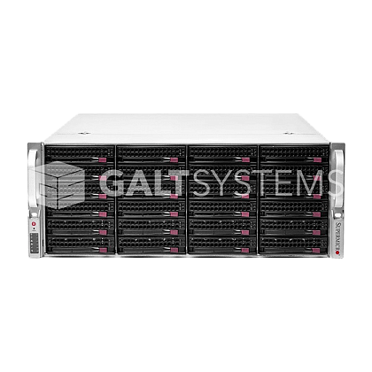 Сервер Supermicro SYS-6047R CSE-846 noCPU X9DRI-LN4F+ 24хDDR3 softRaid IPMI 2х1200W PSU Ethernet 4х1Gb/s 24х3,5" BPN SAS846A FCLGA2011